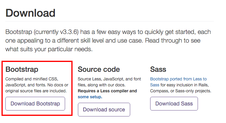 Download Bootstrap