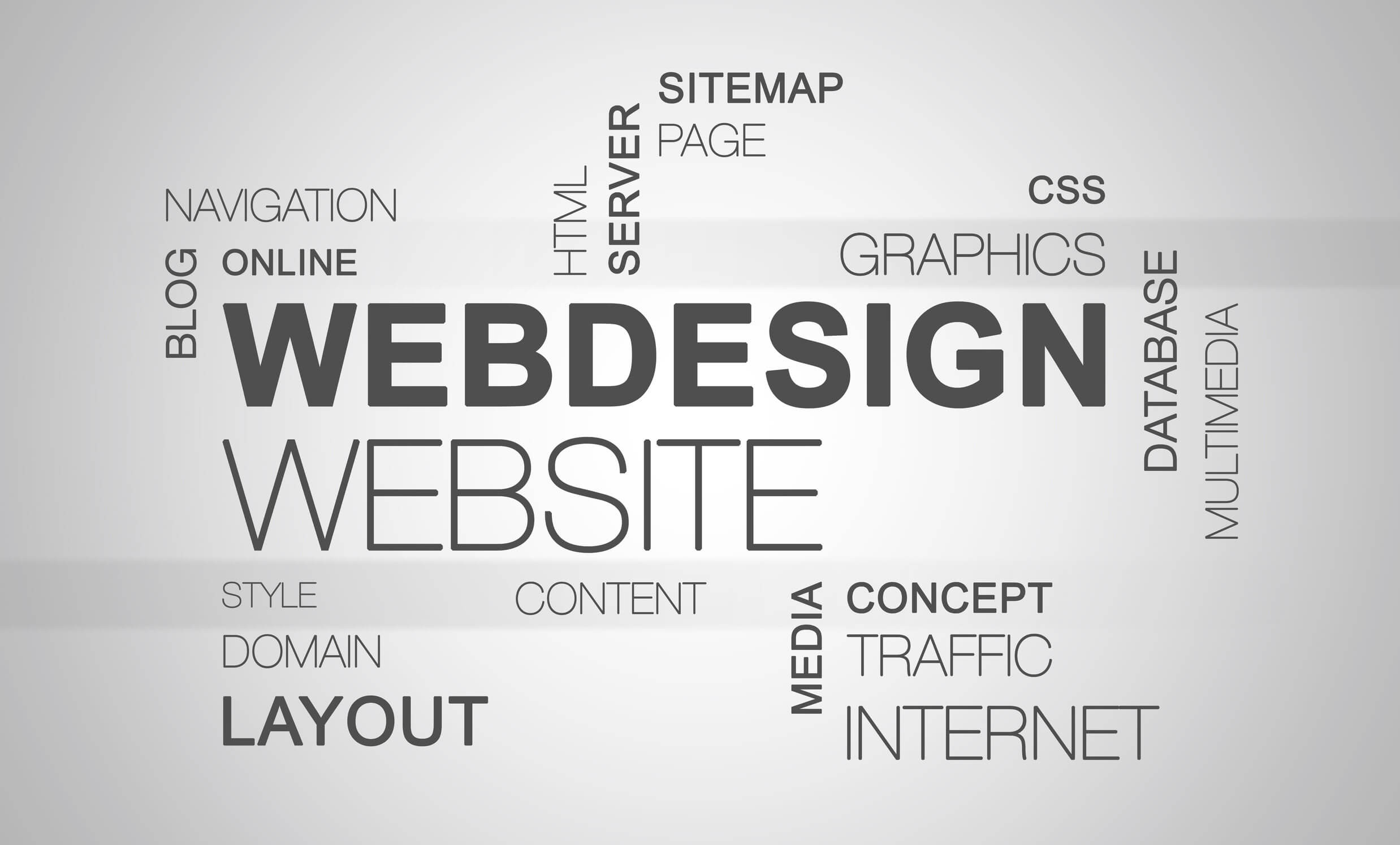 webdesign website word cloud